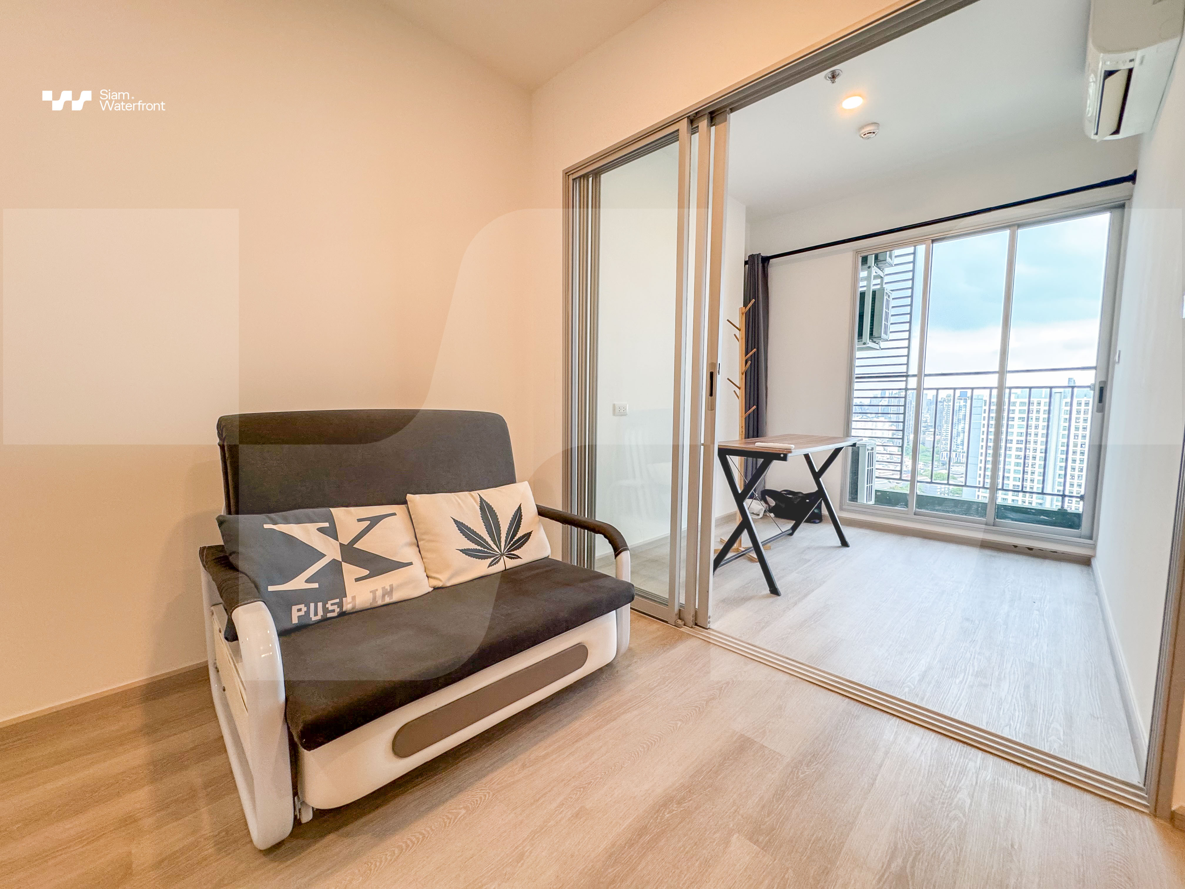 🔥ขายด่วน ห้องใหม่มาก🔥 Elioสาทร - วุฒากาศ, ห้องOne Bed Plus 35sqm ชั้น29 ตึกA ใกล้BTSวุฒากาศ โทร087-355-2274