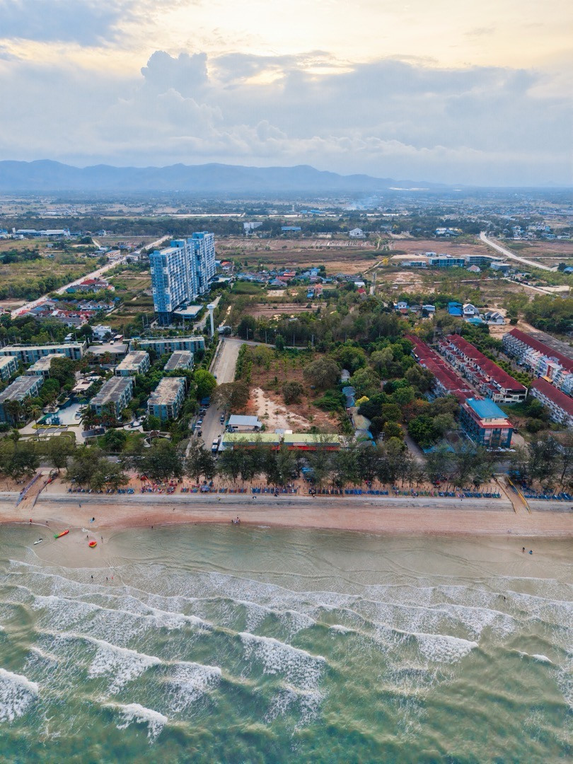 Land in a diamond location on Cha-am beach. Feel the sound of waves and panoramic sea views. – รูปที่ 3
