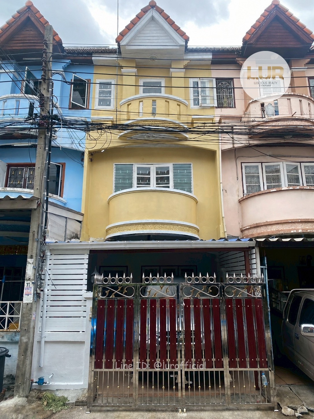 🌺 Townhouse for sale, 3 floors, 4 bedrooms, 3 bathrooms, Phong Sirichai Village 4 🌺 Newly Renovated
