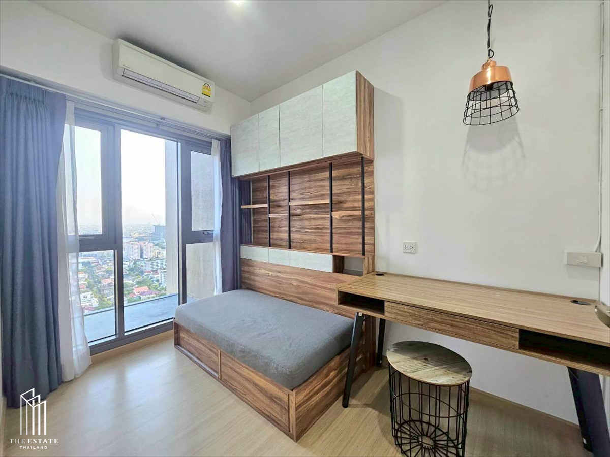 For rent Whizdom Connect ฟังก์ชันยืดหยุ่น 1 ห้องนอน + Flexi Room ปรับทำงานหรือพักผ่อนได้ มีโซฟาเบด รองรับทุกไลฟ์สไตล์ พร้อมวิวโล่งบางนา @25,000 Baht – รูปที่ 3