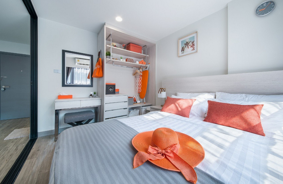 สอบถามโทร : 065-656-9588 ให้เช่า Condo Dusit D2 Residence Huahin ใกล้ชายหาดหัวหิน แบบ 1 ห้องนอน ชั้น5 วิวสระว่ายน้ำ และสวนสวย ตกแต่งครบ – รูปที่ 2