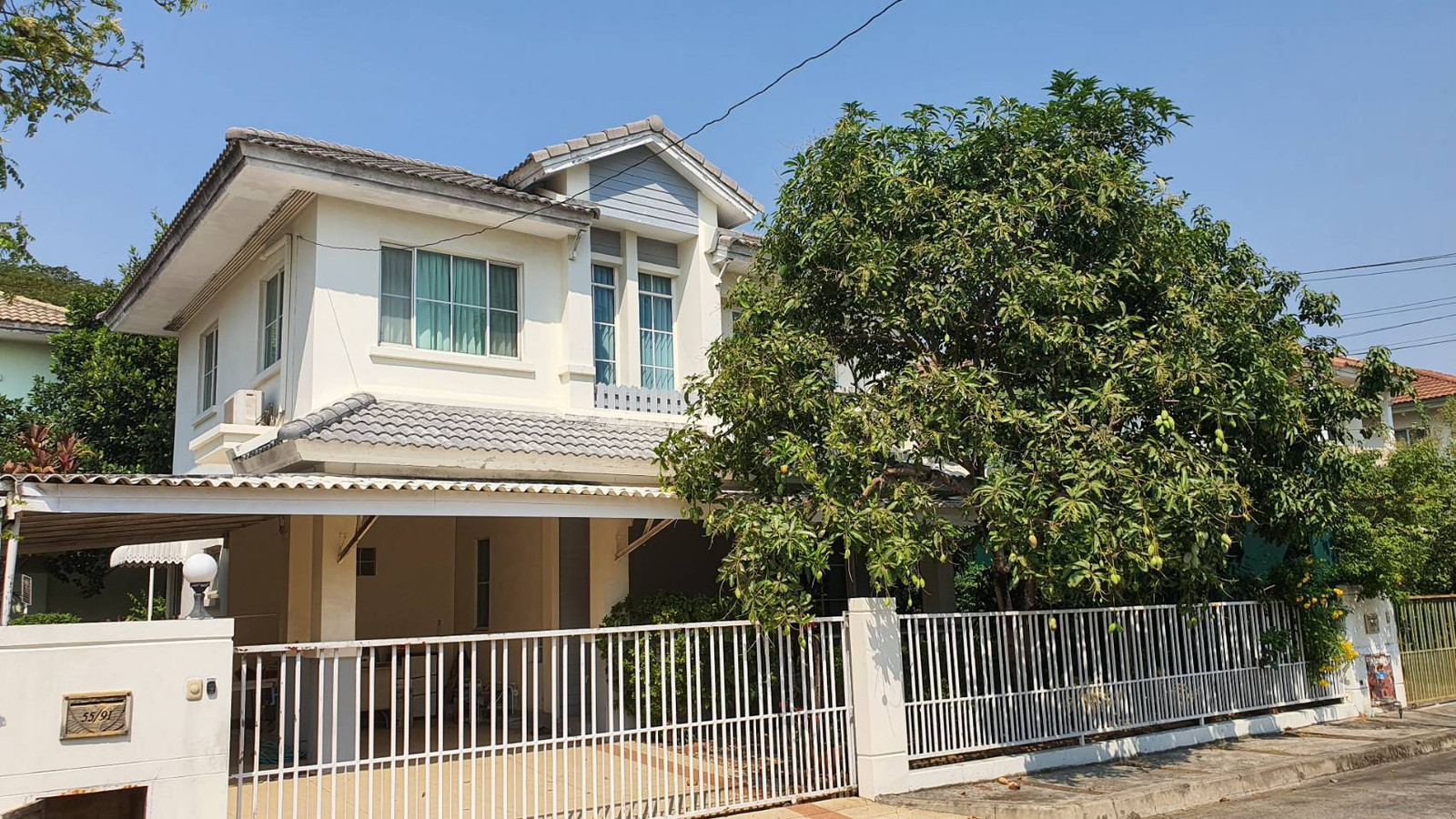 For rent, detached house, Prueklada Village, Rangsit-Khlong Si. Fully furnished Ready to move in