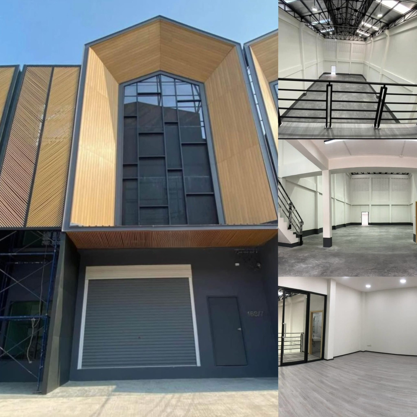 For Rent, 📦 Warehouse with Office, Size 250 sq.m. ⛳ On Thep Kanchana Road, Bang Nam Chuet, Samut Sakhon