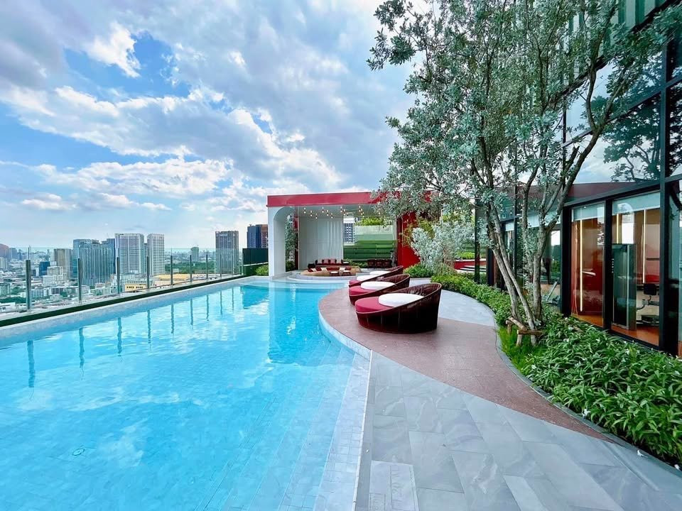 Condo for rent, The Line Vibe, size 37 square meters, 1 bedroom, 29th floor, ready to move in, Chomphon Subdistrict, Chatuchak District, Bangkok.