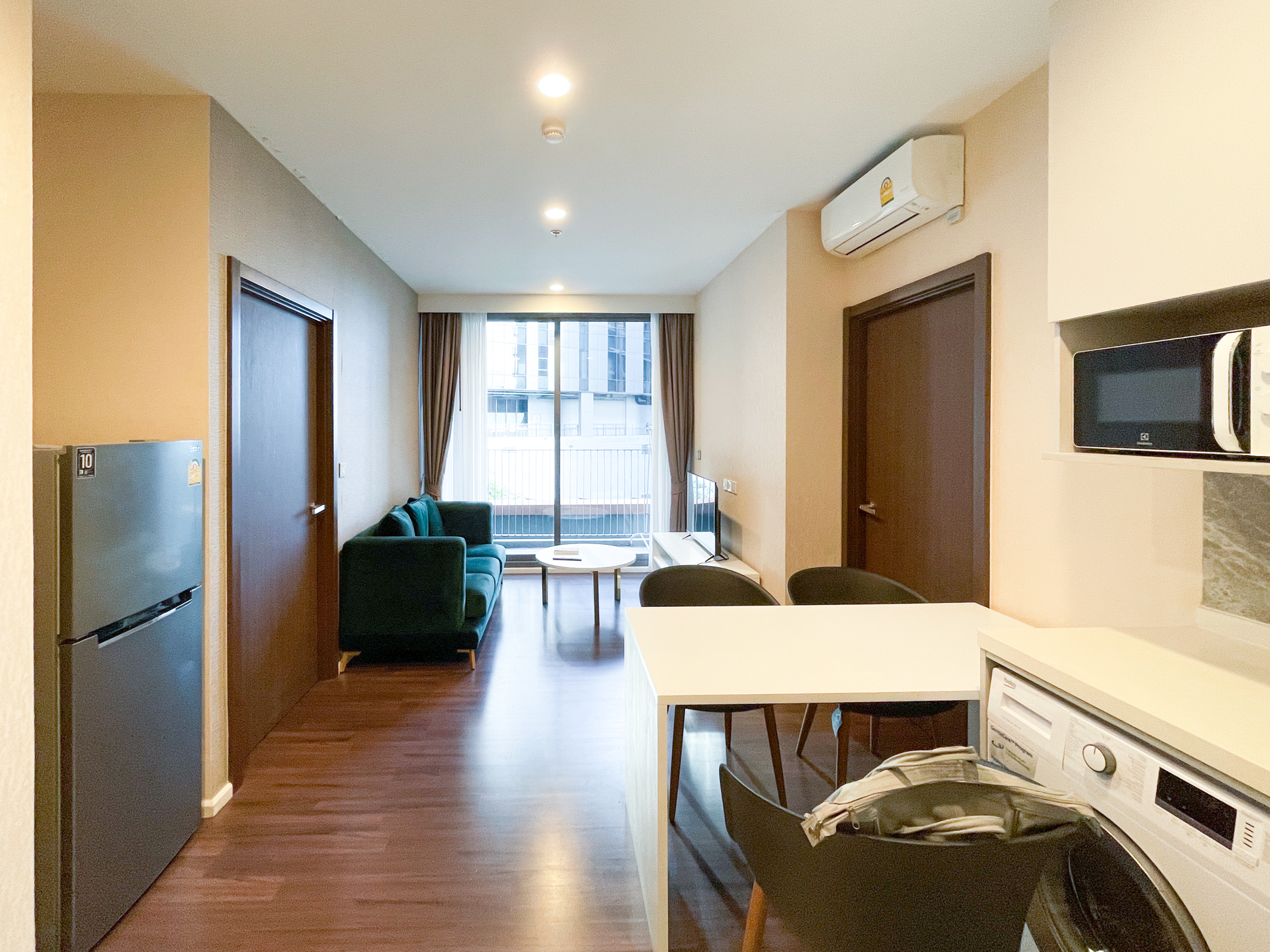✨[For rent] Whizdom Inspire Sukhumvit — 2 bedrooms, 2 bathrooms, 6th floor, same floor as the common area.