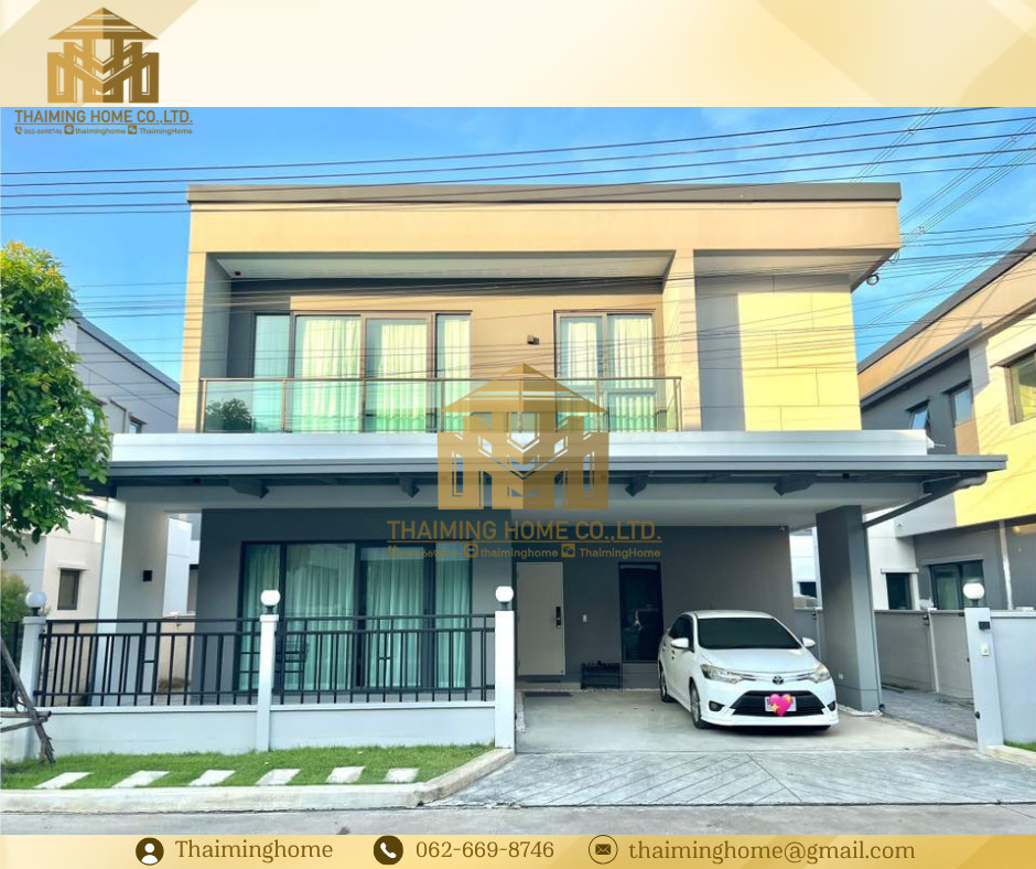ให้เช่า บ้านเดี่ยว 4นอน 4น้ำ เซนโทร ดอนเมือง แจ้งวัฒนะ เลียบคลองปะปา(TH8-7526)