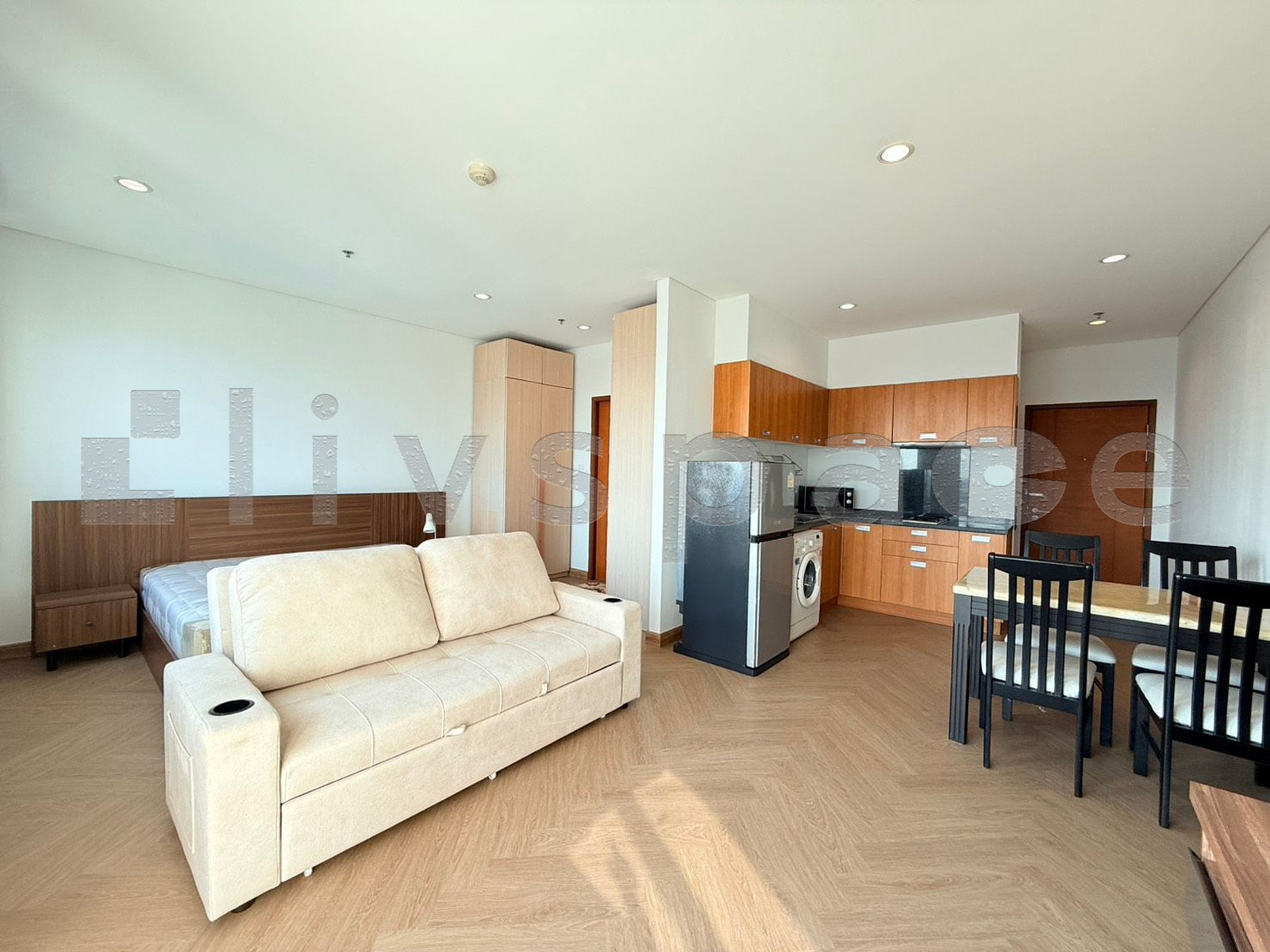 ▚ L0JC40ツ FOR RENT Villa Sathorn Studio 42sqm 16k New Furniture & AC Excl. Parking (+2k) Direct to BTS Krung Thon Buri 0M✨ – รูปที่ 2