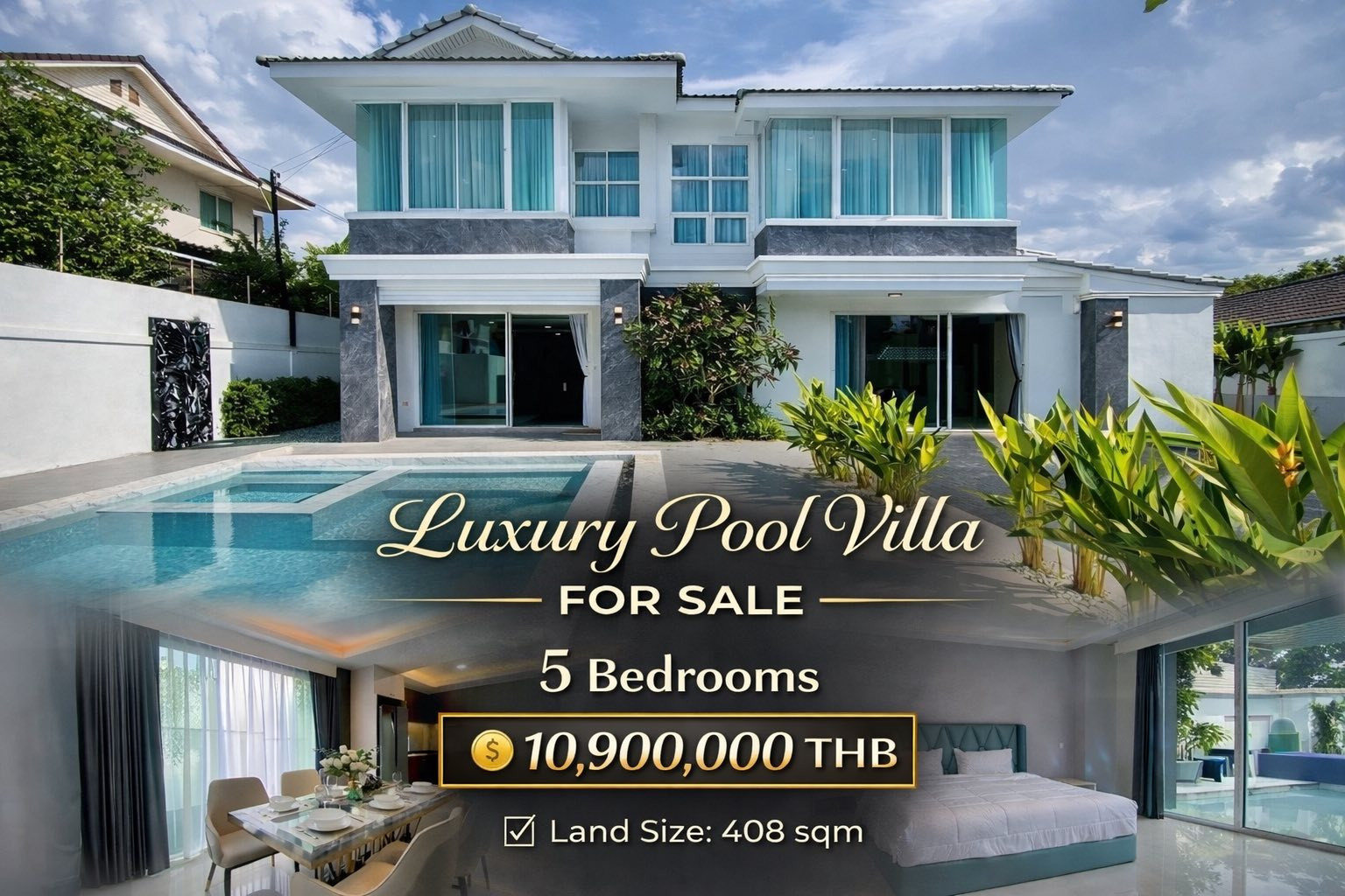 🔥Luxury Pool Villa for Sale – Prime Pattaya location at Chaiyapruek 2/7 🔥Luxury Pool Villa for Sale – Prime Pattaya location at Chaiyapruek 2/7