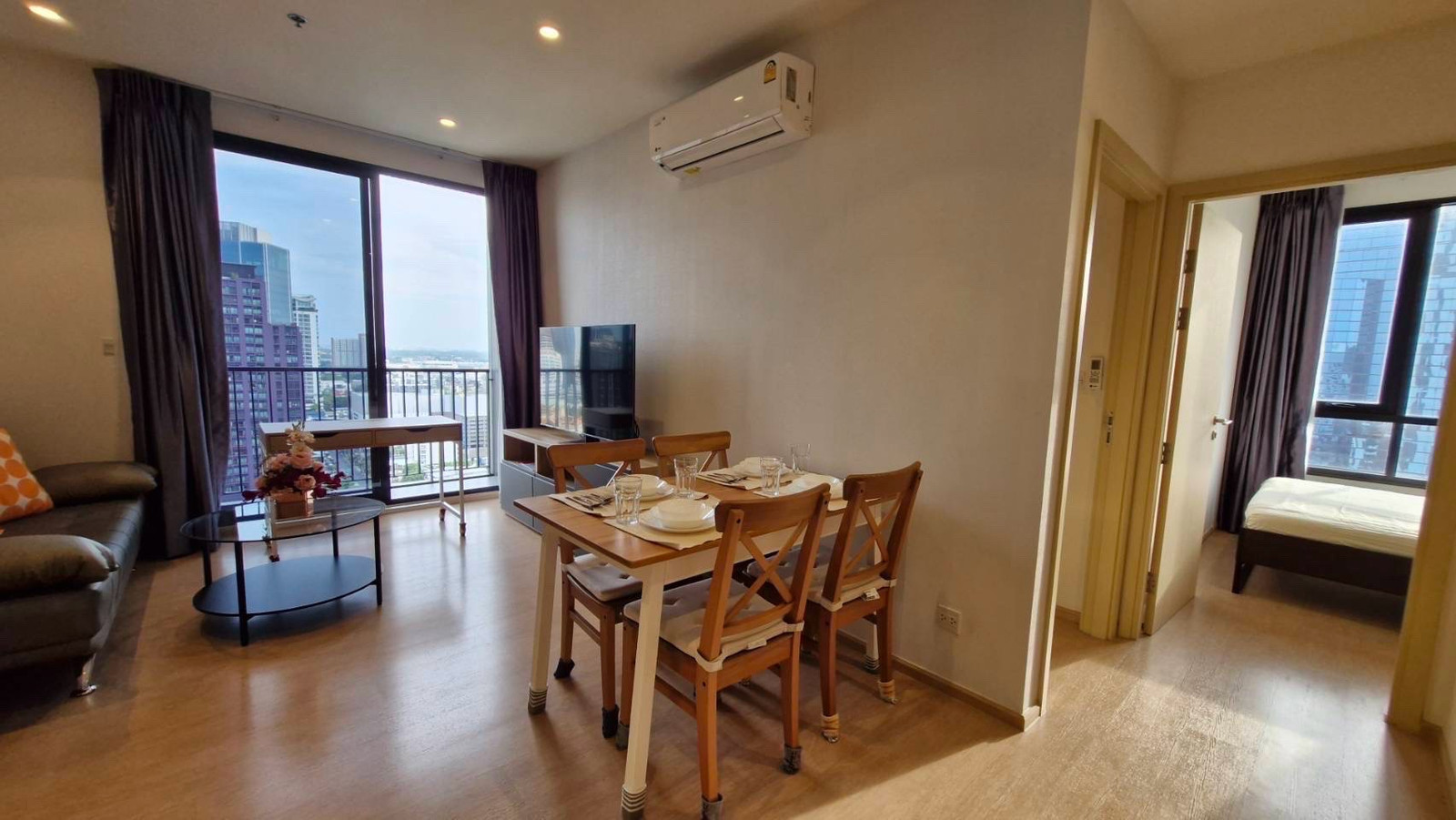 🔥Rent at  Maru Ekkamai 🔥2BR 2BR 🔥60,000🔥55sqm 🔥Floor22 – รูปที่ 2