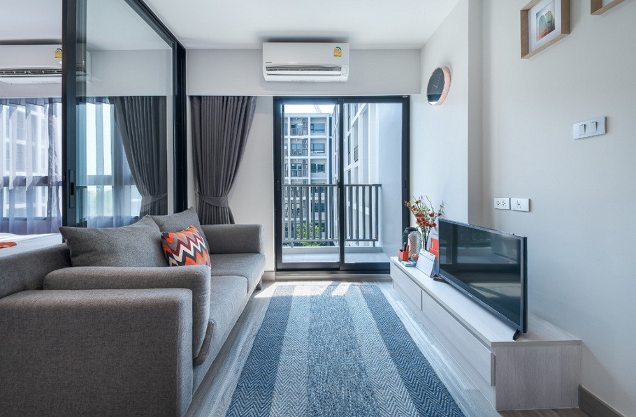 สอบถามโทร : 065-656-9588 ให้เช่า Condo Dusit D2 Residence Huahin ใกล้ชายหาดหัวหิน แบบ 1 ห้องนอน ชั้น5 วิวสระว่ายน้ำ และสวนสวย ตกแต่งครบ – รูปที่ 4