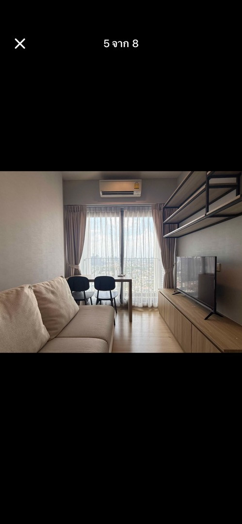 🔥For Rent : Whizdom Connect Sukhumvit 101. 1ห้องนอน 1ห้องน้ำ ห้องสวย เฟอร์นิเจอร์ครบ พร้อมเข้าอยู่ – รูปที่ 2