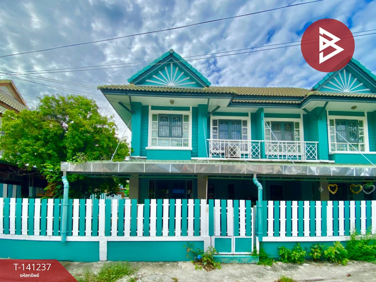 Semi-detached house for sale, Pruksa Village 15, Bang Phli-Tamru, Samut Prakan.