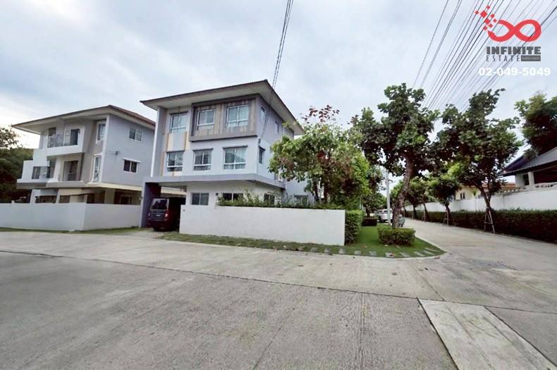 Single house for sale, Casa Grand Sukapiban 5 - Sai Mai, 3 floors, 65 sq m, corner house, near Wongsakorn Market.