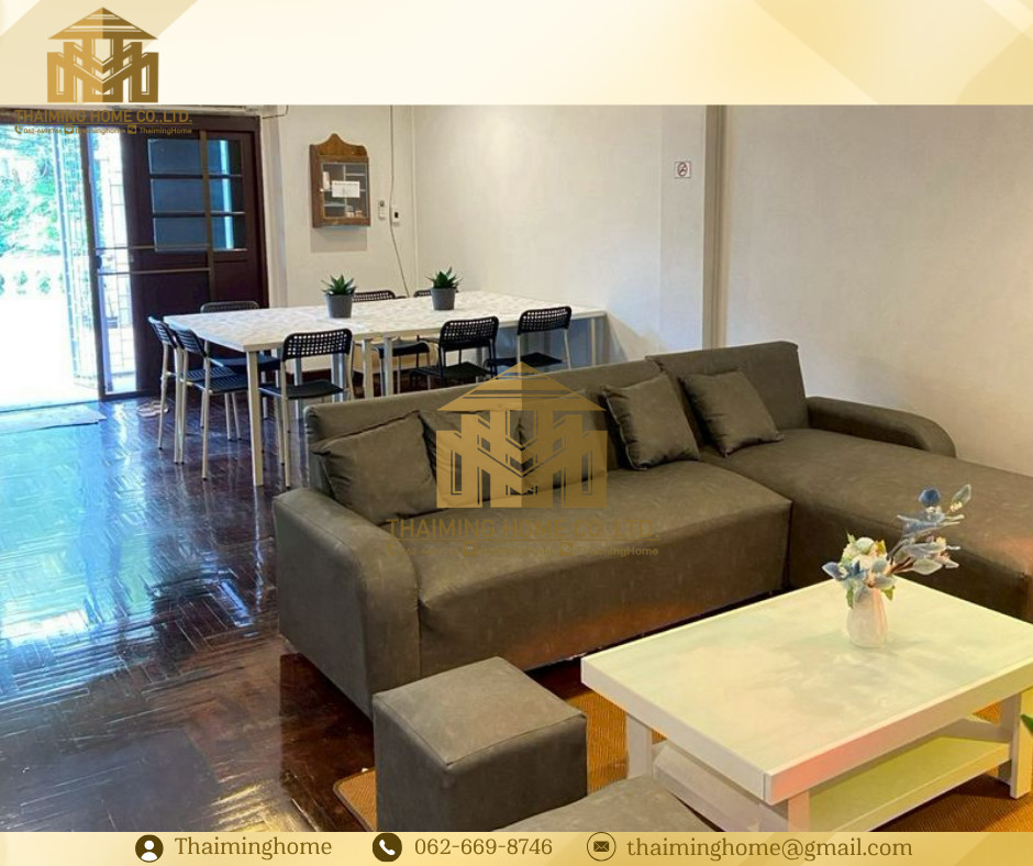 Townhouse for rent, Ekkamai, fully furnished, 6 bedrooms, 6 bathrooms, 1 kitchen, 1 living room, 1 storage room, balcony and backyard (TT8-2126) – รูปที่ 2