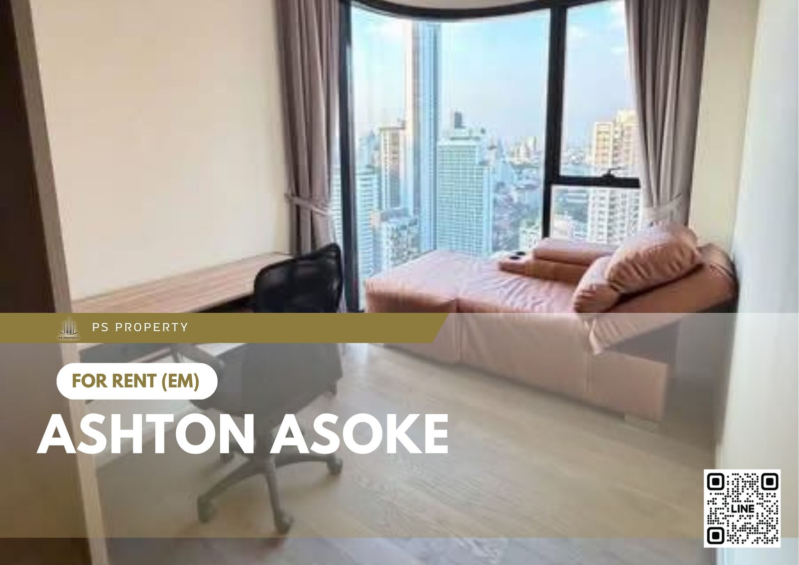 For Rent ✨ Ashton Asoke ✨ 2 Bedrooms, Fully Furnished with Appliances, Near BTS Asoke.