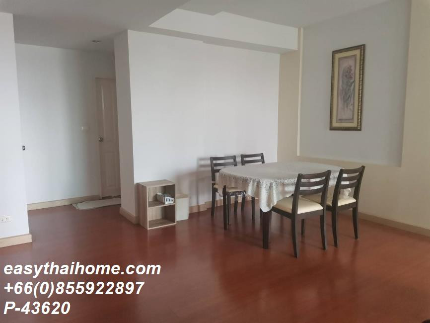P-43620 For Rent Supalai River Place | 2 Bedrooms 2 Bathrooms | 105 sq.m. | 17th Floor | River View | Fully Equipped | Washing Machine | 36,000 THB/month📞 Line ID: @easythaihome | 085-592-2897  – รูปที่ 3