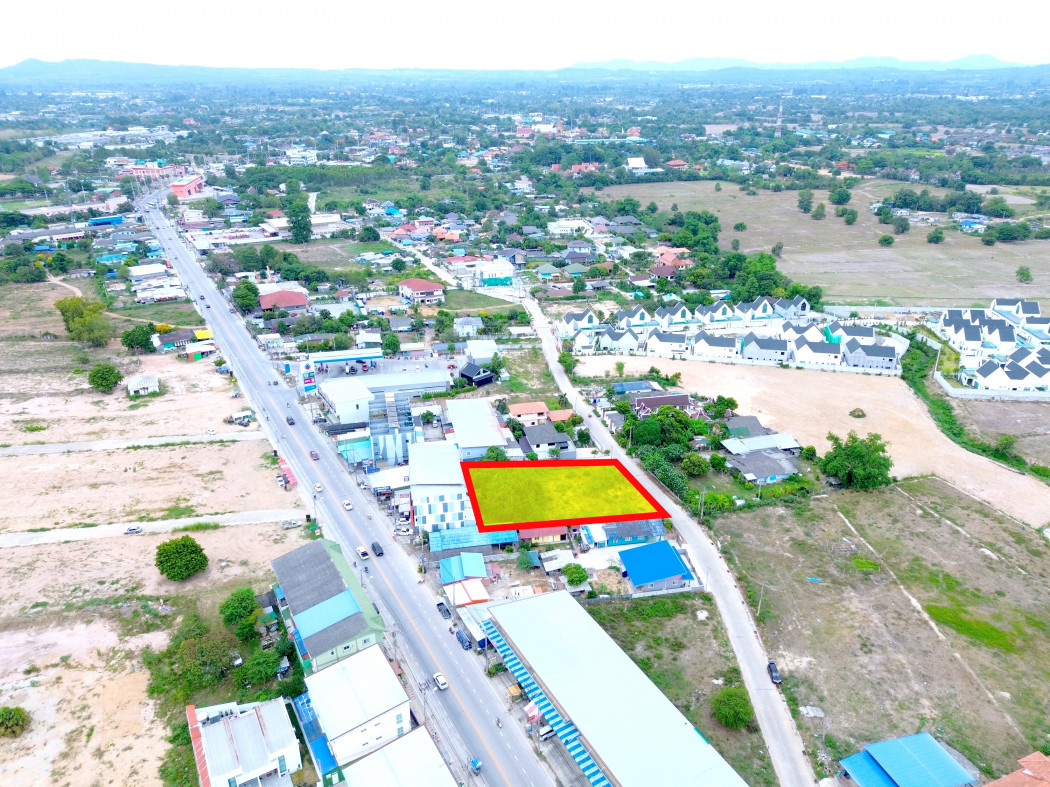 Land for sale, prime location on Thetsaban 1 Road, Soi 22, size 1 rai 39.1 sq.wa. Suitable for building a house or pool villa. KK