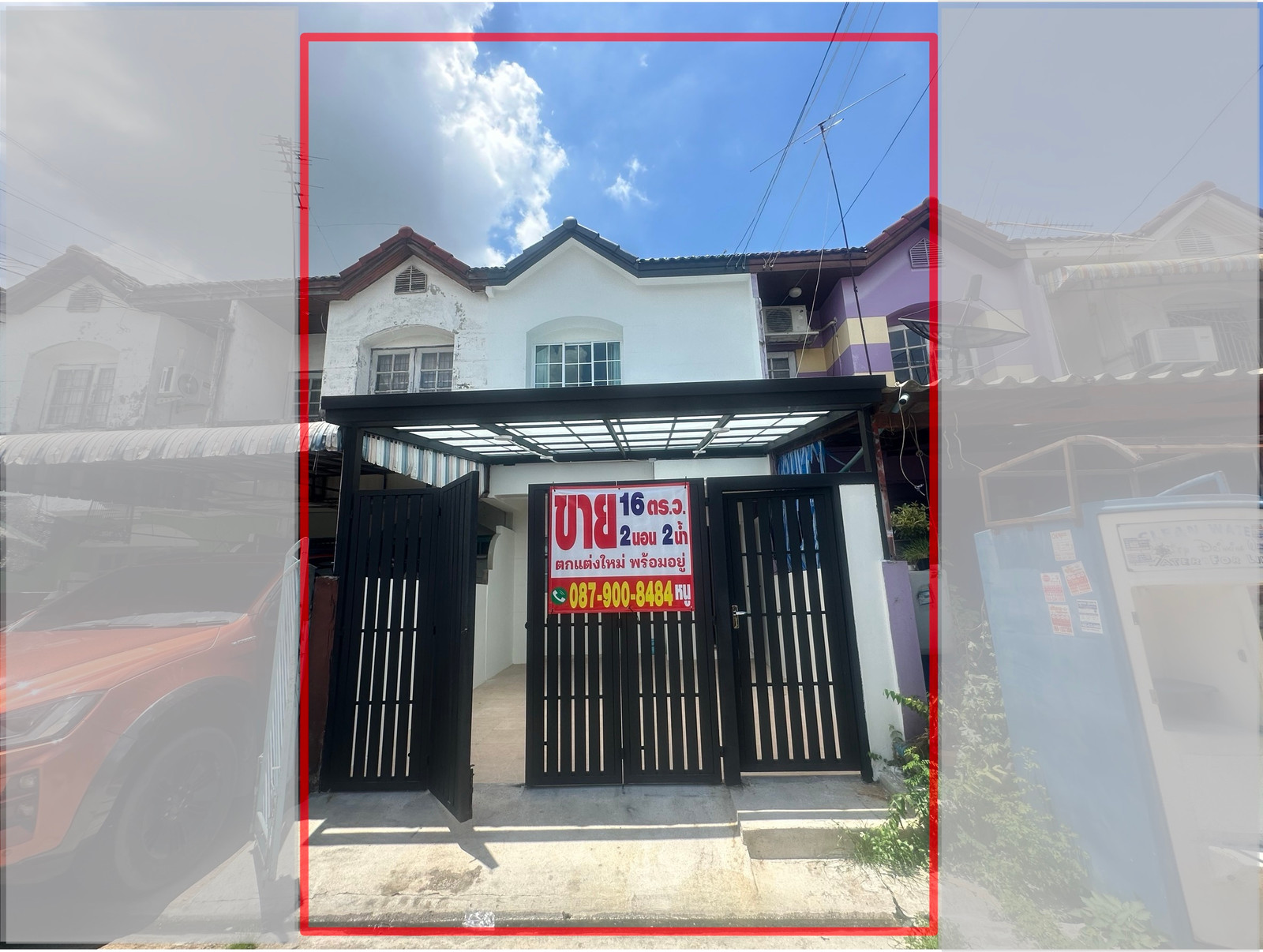 🔥 2-story townhouse for sale, completely renovated, Modern Minimalist style ✨ 📍 Phanason Village 4, Soi Khubon 36, area 16 sq m., near the ring road, near Chatuchot Expressway ✨ 🔥 2-story townhouse for sale, completely renovated, Modern Minimalist style ✨ 📍 Phanason Village 4, Soi Khubon 36, area 16 sq m., near the ring road, near Chatuchot Expressway ✨