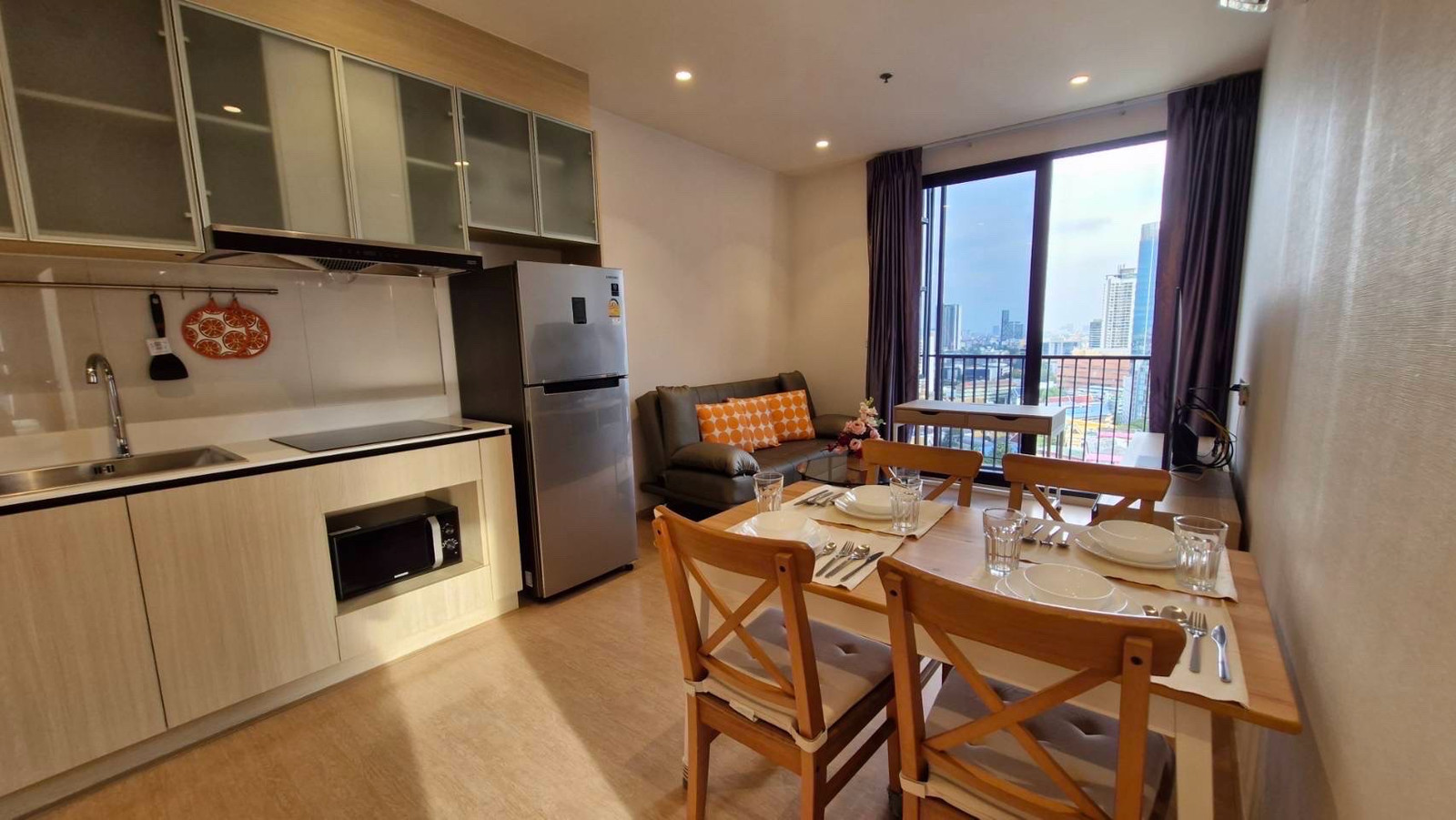 🔥Rent at  Maru Ekkamai 🔥2BR 2BR 🔥60,000🔥55sqm 🔥Floor22 – รูปที่ 3