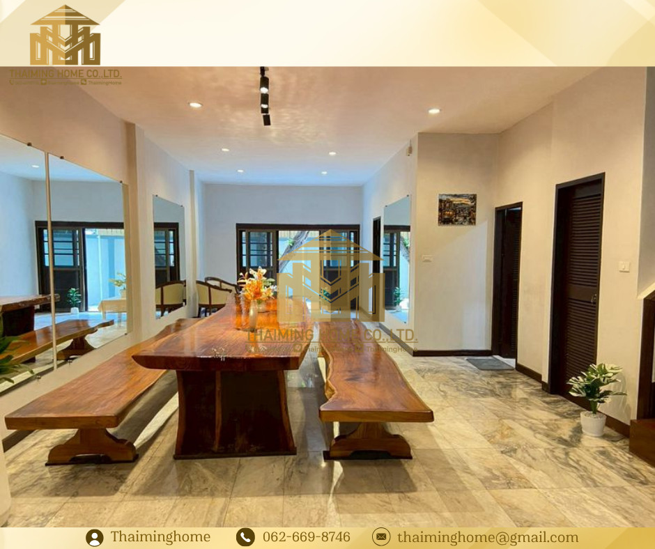 Townhouse for rent, Ekkamai, fully furnished, 6 bedrooms, 6 bathrooms, 1 kitchen, 1 living room, 1 storage room, balcony and backyard (TT8-2126) – รูปที่ 4