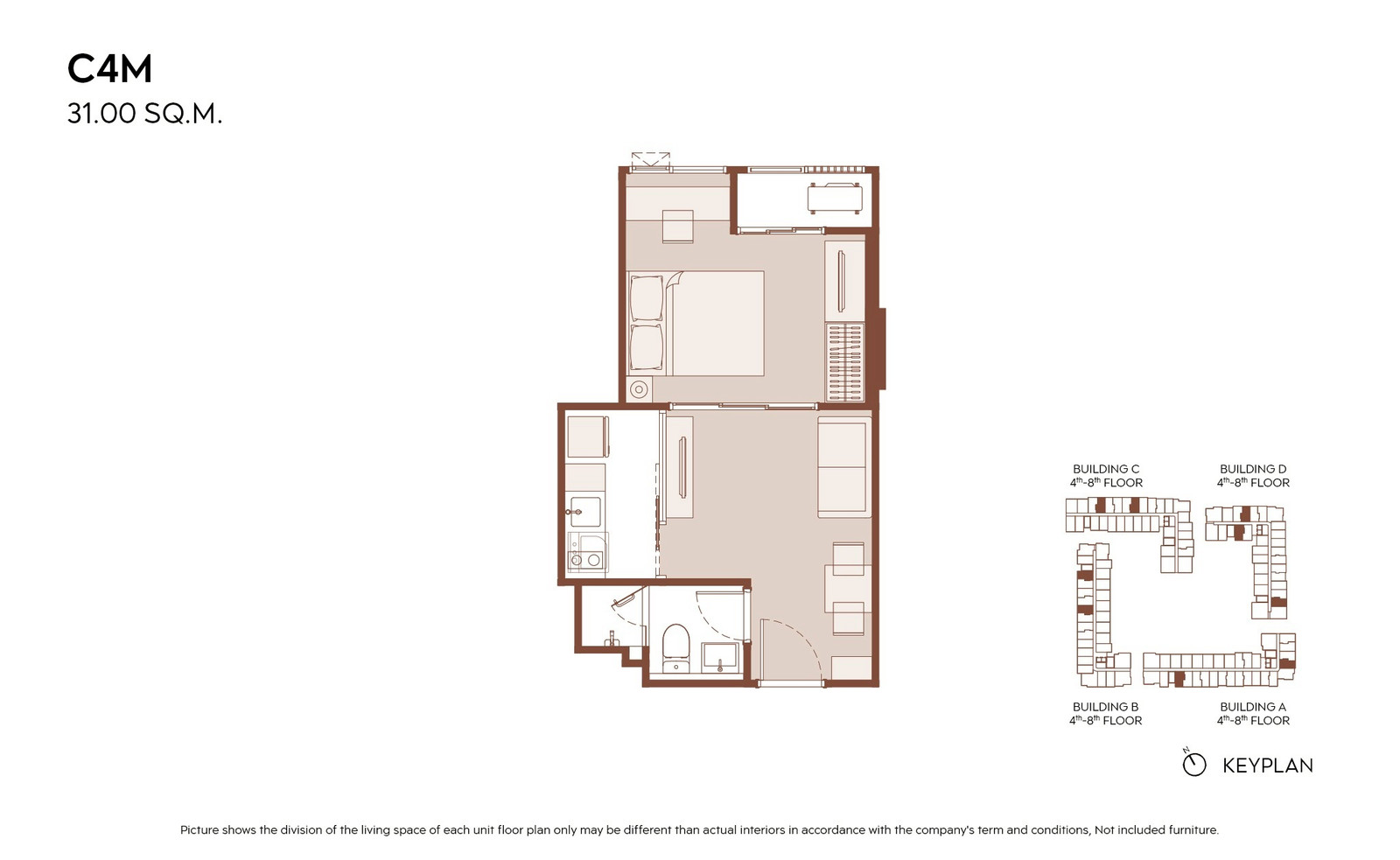 1 bedroom, garden view, swimming pool, special price, including a complete set of furniture from SB. 1 bedroom, garden view, swimming pool, special price, including a complete set of furniture from SB.