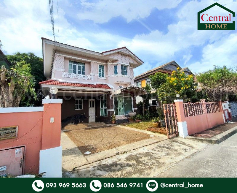 Single house, Chaiyaphruek, Theparak, Bang Pla 2, beautiful house, ready to move in, cheapest price in the project.