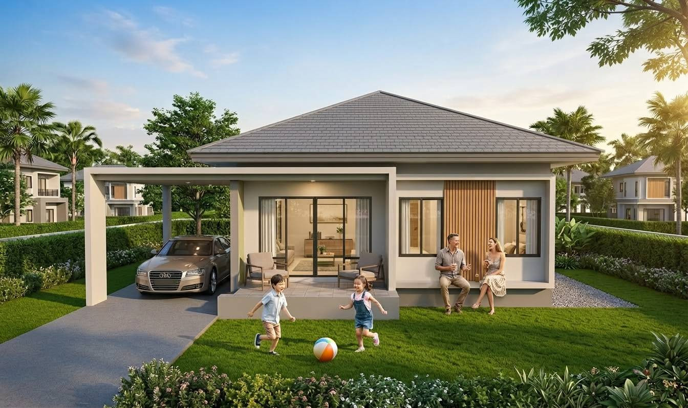 Single house for sale, land size 75-90 sq m, usable area 90 sq m. – รูปที่ 2