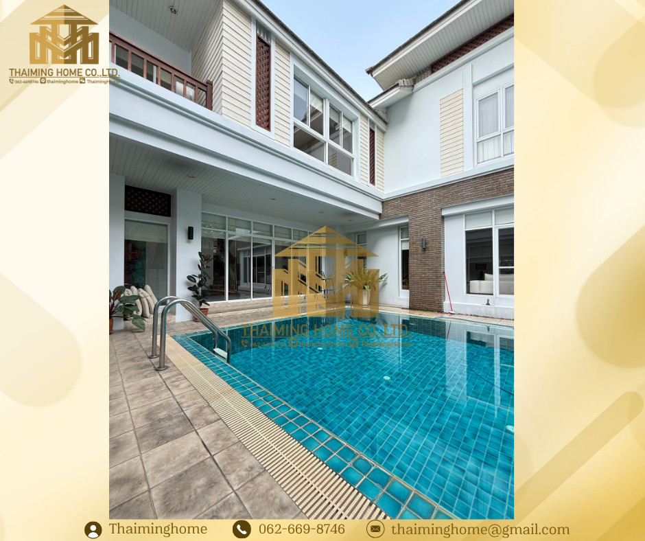 ให้เช่าบ้านเดี่ยวสุด Private 2 ชั้น 4 ห้องนอน 4 ห้องน้ำ เขตสุขุมวิท 36 บรรยากาศโครงการร่มรื่น (TH10-326) – รูปที่ 2
