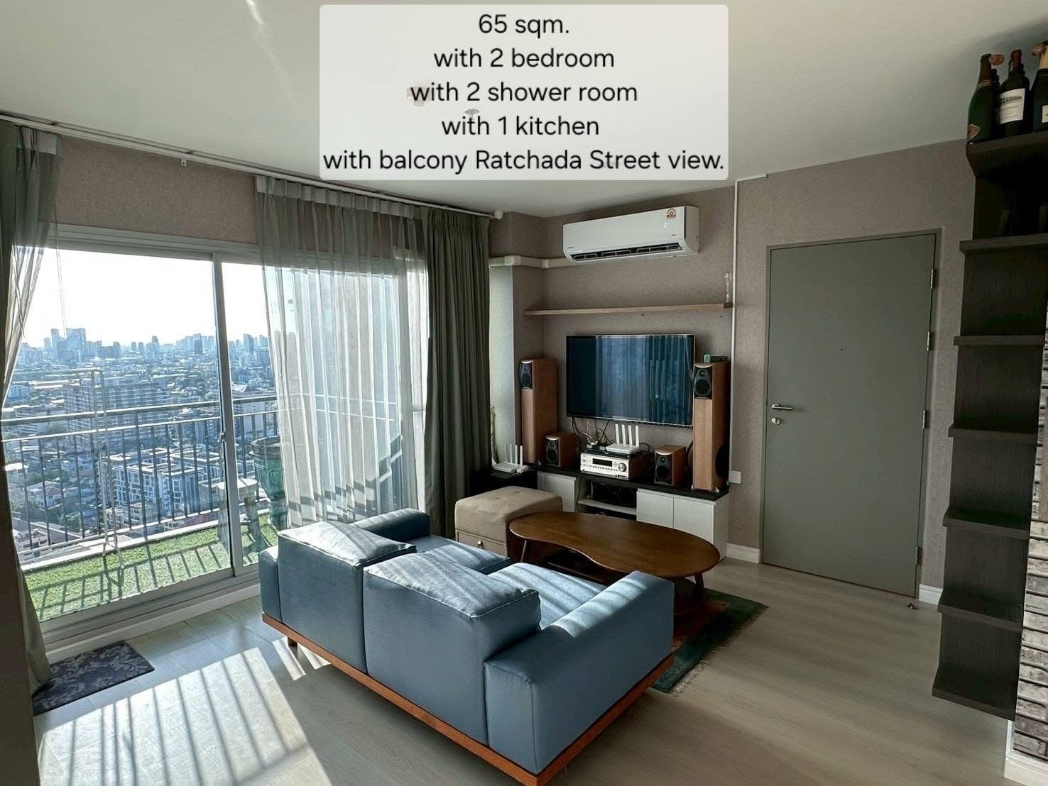🔥Rent & Sale at Life Ratchadapisek 🔥2BR 2BR.🔥 35,000🔥7 M 🔥65sqm. Floor19 🔥Rent & Sale at Life Ratchadapisek 🔥2BR 2BR.🔥 35,000🔥7 M 🔥65sqm. Floor19
