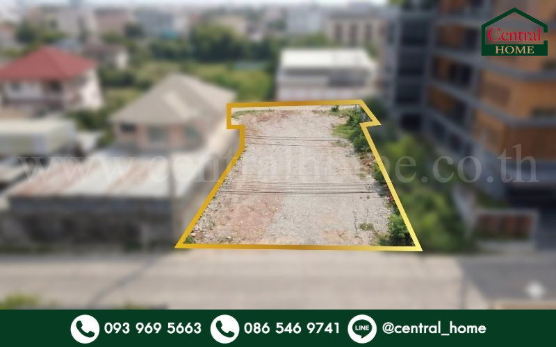 Land 200 square wah, already filled, Sakae Ngam Soi 14, Bang Khun Thian.