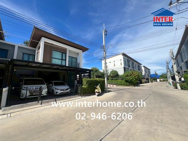 บ้านเเฝด 2 ชั้น 42.1 ตร.ว. หมู่บ้านลุมพินีทาวน์ พาร์ค ท่าข้าม -พระราม2 ใกล้วัดท่าข้าม ซอยท่าข้าม ถนนพระราม2 ถนนอนามัยงามเจริญ เขตบางขุนเทียน กรุงเทพมหานคร