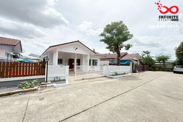 Single story house for sale Wanasiri Parkview Village, 68 sq m, newly renovated, Ratchaphruek Road, Pathum Thani, beautiful house, ready to move in.