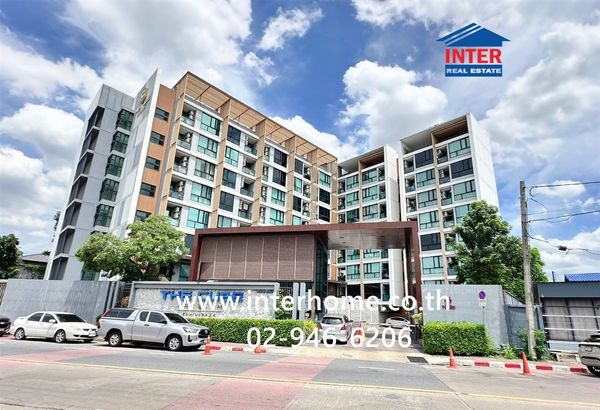Condominium 28.04 sq m. The Cube Premium Ramintra 34, near BTS Watcharaphon Station, near the market along Ramintra Expressway. Soi Ramintra 34, Ramintra Road, Pradit Manutham Road, Bang Khen District, Bangkok