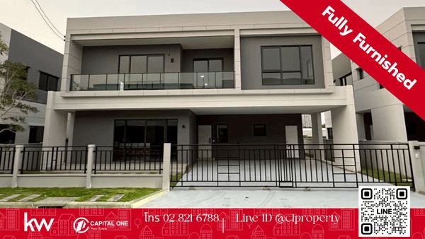 📢 🔥 Special promotion! For rent, new house, Centro Bangna, near Mega Bangna KWAG-0036.