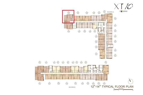 XT 10, 2-bed room, 57.5 sq m, north, rare location, first price