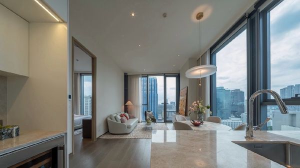 🔥HOT DEAL SCOPE Langsuan, 1 bedroom, large size, special price adjusted to 42.2 million baht, contact 0869017364