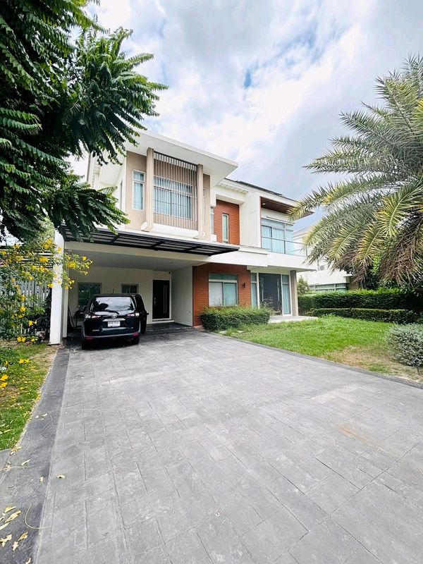 ✨ Beautiful house, luxurious detached house, ready to move in, quiet atmosphere. Near Suvarnabhumi Airport