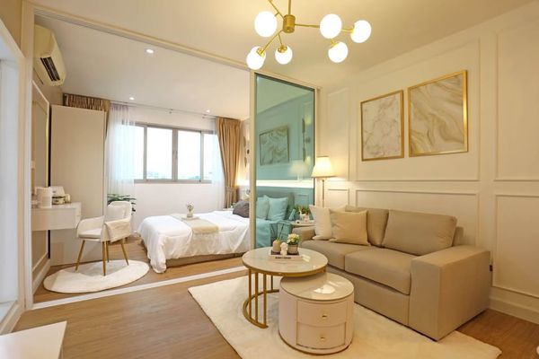 🔥 ขายคอนโด ห้องสวย ใกล้ MRT สายสีชมพู สถานีมัยลาภ 500 เมตร 🔥 D Condo Ramindra - ดีคอนโด รามอินทรา