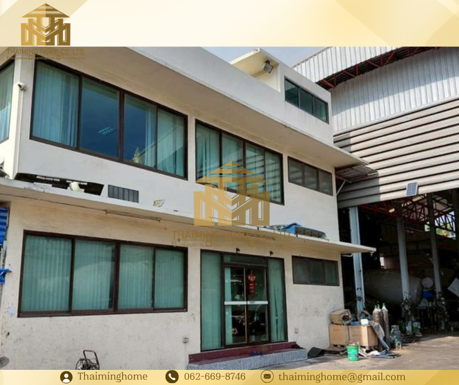 Factory/warehouse for rent on the main road, King Kaew, with crane, orange area, near Suvarnabhumi Airport (TW8-20826)
