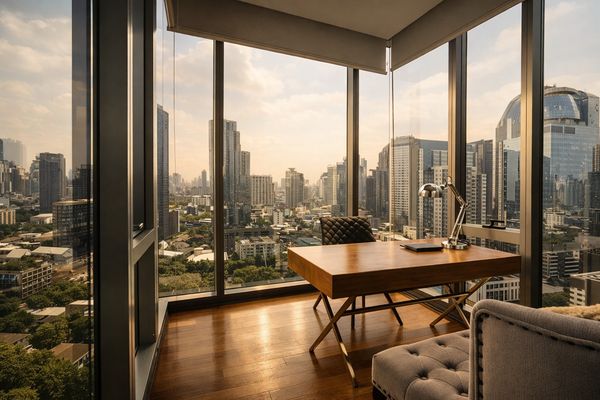 ขาย Ashton Morph 38 ชั้น 22 - 1BR + Private Office - Scenic Sky Room วิวทองหล่อ - Pet-Friendly - 9.9 ลบ.