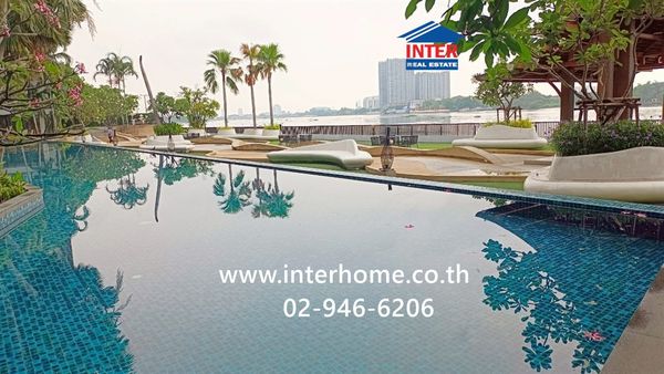 Condominium 67.43 sq m. Metro Luxe Riverfront Rattanathibet, near Central Rattanathibet, Soi Sai Ma 7, Rattanathibet Road, Sai Ma Road, Mueang Nonthaburi, Nonthaburi.