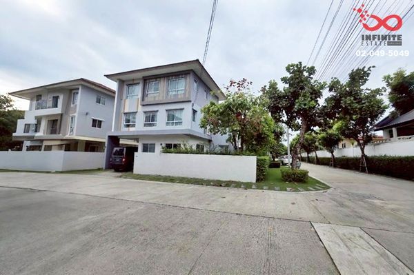 Single house for sale, Casa Grand Sukapiban 5 - Sai Mai, 3 floors, 65 sq m, corner house, near Wongsakorn Market.