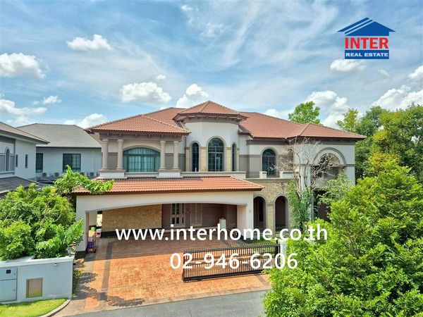 2-story detached house, 178.5 sq m, The Grand Pinklao Village (Alpina), Borommaratchachonnani Road. Phutthamonthon Sai 3 Road - Sala Thammasop, Thawi Watthana District, Bangkok