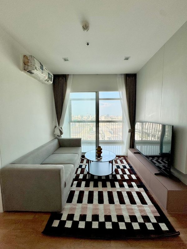 For rent, beautiful room, high floor, beautiful city view, The Coast Bangkok, The Coast Bangkok