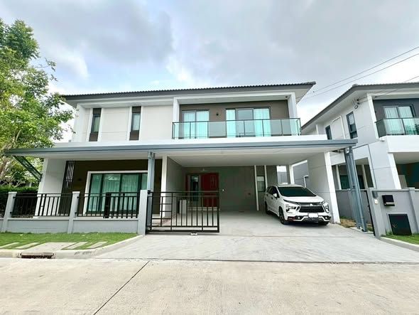 Single house for rent, Centro Vibhavadi, largest size 274 sq m, 4 bedrooms, Smart Home, fully furnished, 5 minutes to Don Mueang Tollway.