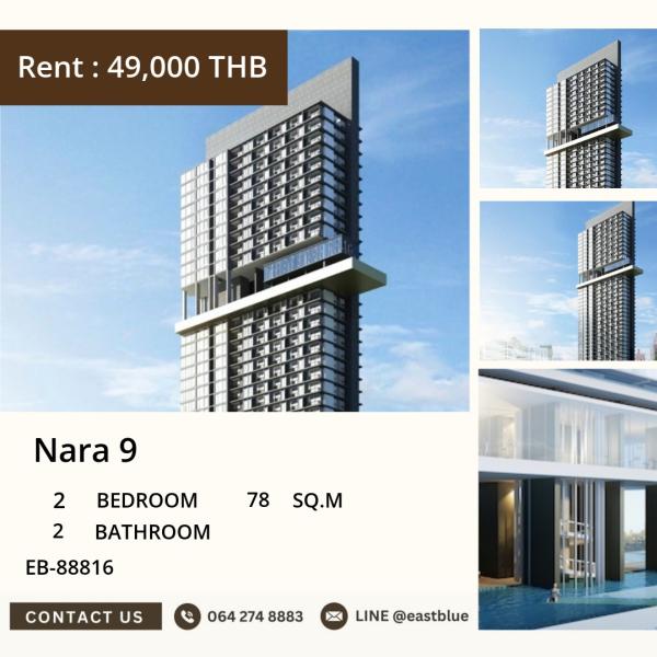 17/07/2026, 🏙️ Luxury 2-Bed Condo at Nara 9: Prime Chong Nonsi Location

🔥 50K/Month - Stunning 78 sqm with Premium Amenities 0642748883