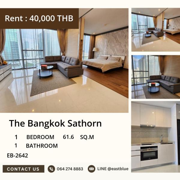 17/07/2026, 🔥 ห้องสวย! The Bangkok Sathorn 61.6 ตร.ม. ใจกลางสีลม

🏢 เพียง 1 บาท/เดือน จัดไปเลย! 0642748883