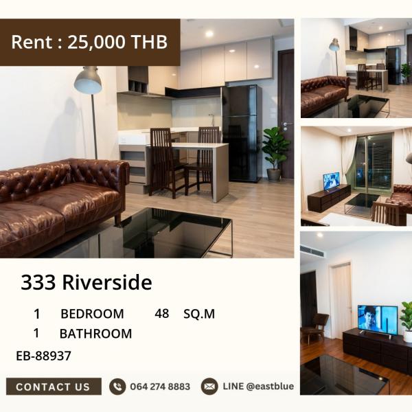17/07/2026, 🏙️ Urgent Sale! Luxury condo next to the subway 333 Riverside

✨ 1 bedroom 48 sqm only 25,000 baht/month just one step to BTS Bang Pho 0642748883