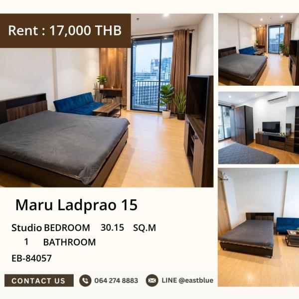 🏡 Studio in the heart of Ladprao starts at 17,000 Baht/month 0642748883
