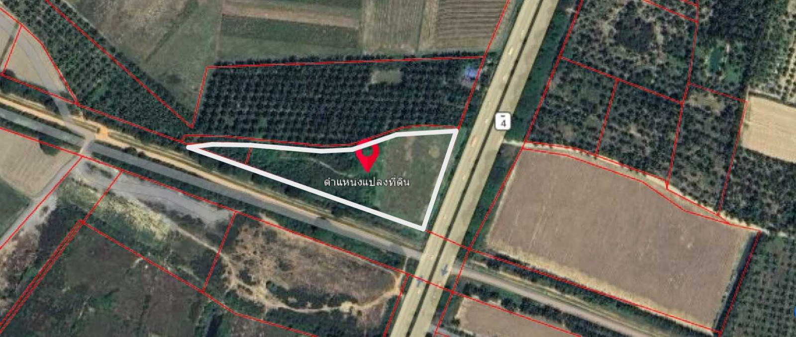 Empty land for sale, area 8-3-37.5 rai, next to Phetkasem Road, up Bangkok. – รูปที่ 3